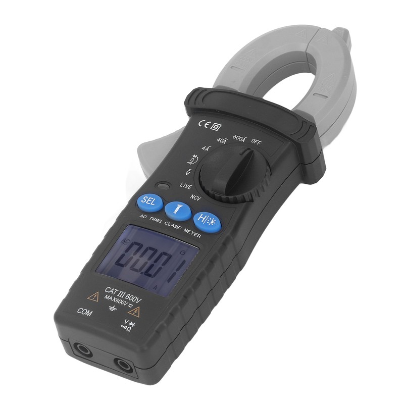 Smart Clamp Multimeter High Accuracy 600A Non Contact Backlight Digital