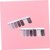 WOONEKY 3sheets Glitter Nail Art Stickers for Women Shiny Nail