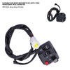 7/8in Motorcycle Handlebar Switch Horn Button Headlight Turn Signal Fog