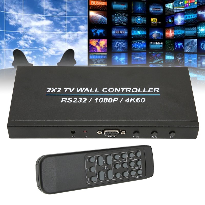 2X2 HD Multimedia Interface Video Image Processor 4K 60Hz 1080P