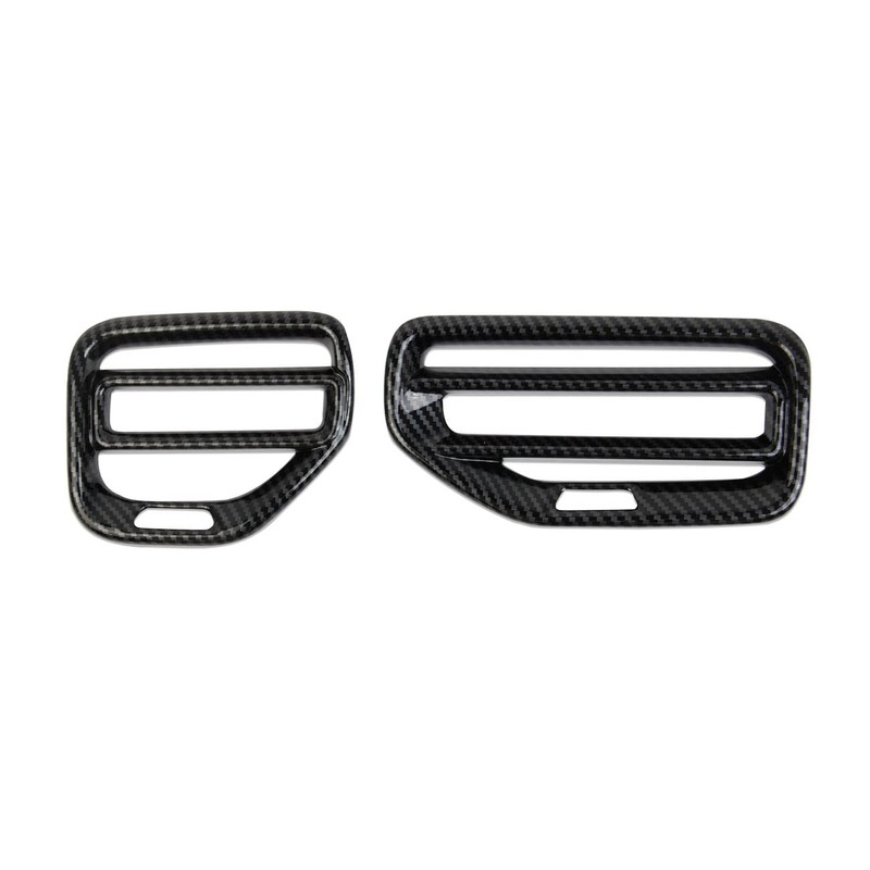 Carbon Fiber Dashboard Air Vent AC Outlet Trim Cover for