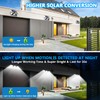 ZOOKKI Solar Outdoor Lights, 3 Heads Motion Sensor Outdoor Lights,