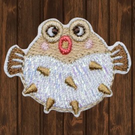 Paddys Patches Puffer Fish Embroidered Patch — Iron On