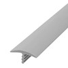 Edge Supply Dove Gray 5/8 in x 12 ft Center Barb Tee Moulding T Molding Hobbyist Pack, Small Projects, Arcade Machines and Tables