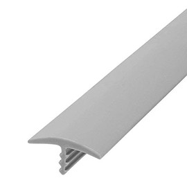Edge Supply Dove Gray 5/8 in x 12 ft Center Barb Tee Moulding T Molding Hobbyist Pack, Small Projects, Arcade Machines and Tables