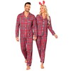 SWOMOG Matching Couple Christmas Pajamas Set Long Sleeve Festival Party