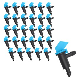 30 Pack ZONADAH 2 GPH Flag Irrigation Dripper Emitter 8L/H Irrigation Emitter Sprinkler Drippers System for 1/4 inches Hose for Garden Patio Lawn Flower Vegetables
