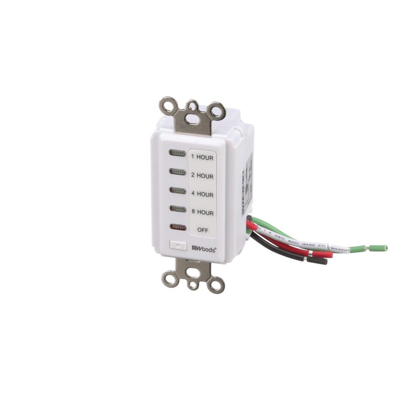 Woods 59013 in-Wall Timer, 120 V, 15 A, 2, 4,