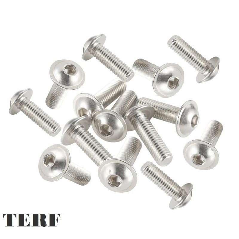 TERF® M6 X 30mm Flange Hex Socket Cap Button Head