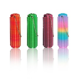 Little Ouchies Fidget, juguete antiestrés para adultos y adolescentes, colgante de llave de ventilación impresa en 3D, juguete sensorial para aliviar el estrés (4 unidades-2)