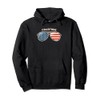 Crabtree, AR Vintage US Flag Sunglasses Pullover Hoodie