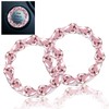 Soleebee 2 PCS Bling Car Engine Start Stop Trim Ring