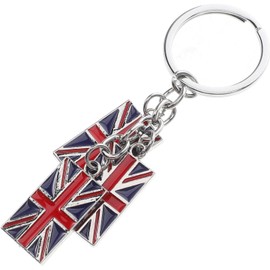 Decorativo De Bandera Británica Con Charm De Coche Accesorio Vintage Para Claves y Bolsos Creativo Para Británica
