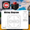 SEAFLO 12V/24V/48V Battery Disconnect Switch Isolator Switch for Marine, Boat,