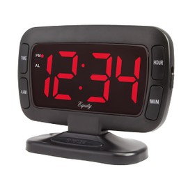 Equity 30016 Large 1.8 Inch Tilt LED Alarm Clock