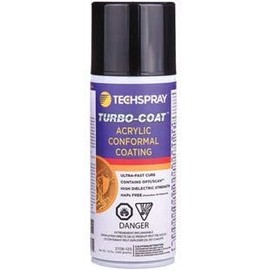 Techspray 2108-12S Turbo-Coat Acrylic Conformal Coating, 2 Pack of 12 oz. Aerosol
