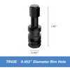 CKAuto 5 Pcs VS43/TR43E Tubeless Metal Clamp-in Valve Stems, Black