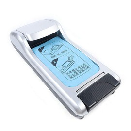 Xuthusman Automatic Shoe Cover Dispenser Smart Shoe Film Machine + Shoe Films 200pcs Plastic Disposable for Office Home