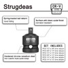 StrugDeas 6 Piece impact Socket Adapter and Reducer Set, 1/4",