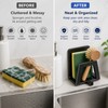 Kitchen Sink Sponge Holder for Counter Organization – Metal Sink