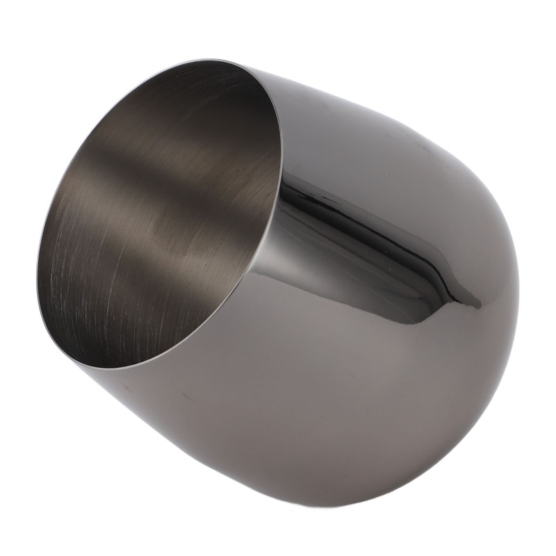 Stainless Steel Wine Glass Stemless Egg Shape 550ml Unbreakable Portable