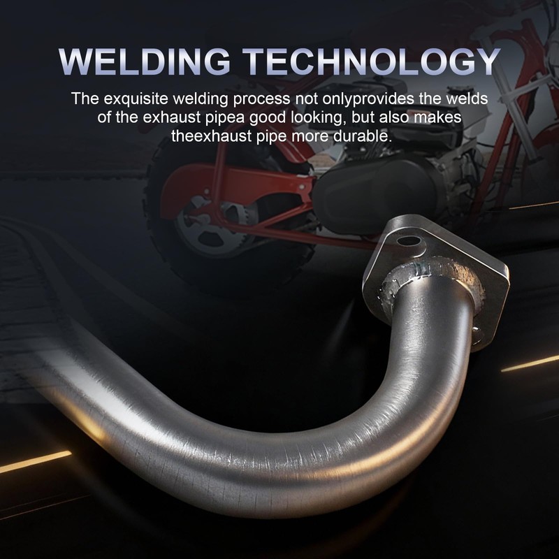 SJVLXHI 3 Stage Exhaust Header Pipe For Coleman Powersports CT200U