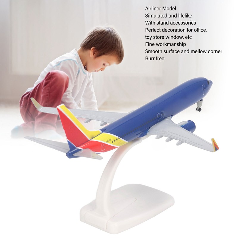 Diecast Airliner Model Kid Adult Alloy Simulated Airplane Model Decoration