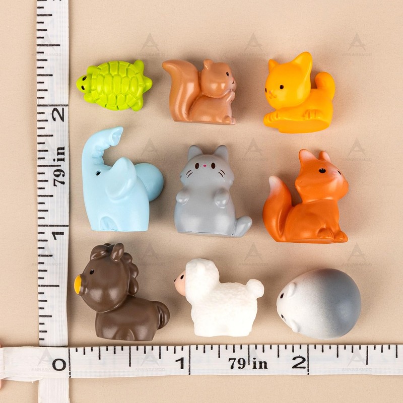 9 Pack Animal Hinge Toppers Door Hinge Heads Whimsical