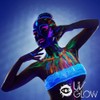 UV Glow Neon Face and Body Paint 10ml - Set
