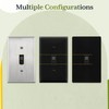 TG 4-Way Toggle Light Switch with Wall Plate, Four Way