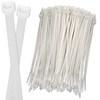 ISOLATECH Pack of 100 Cable Ties White Colourless 400 mm