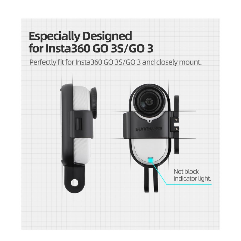 Honbobo GO 3S/GO 3 Accessories for Insta360 GO 3S/Insta360 GO