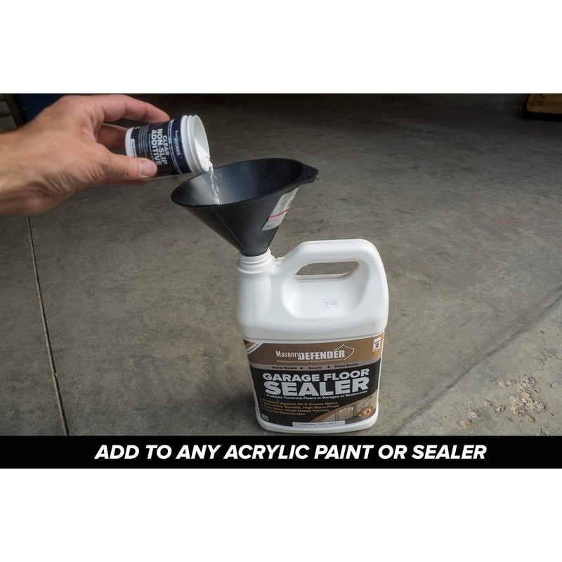 MasonryDefender Paint Additive Fine Grit 300595 - Non Slip, Clear,
