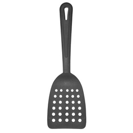 Westmark Gentle Plus 283722E5 Spatula High Heat Resistant up to 270°C / 518°F, Wide Contact Surface and Specially Flattened Edge, Plastic, Black