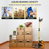 Folding Hand Truck and Dolly, 440lbs Capacity Portable Luggage Dolly