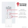 UltraPro 24-Hour Digital In-Wall Timer, Easy-to-Program, Presets, Countdown, ON/OFF Override