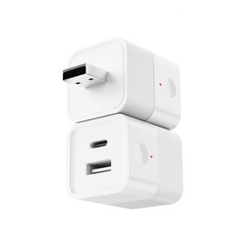 MHCOZY Zigbee 3.0 USB adaptor, Smart 5-12V DC outlet Switch,Remote Timer your USB device by Phone app,Works with Home assistant Zigbee2MQTT