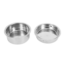 URintells Cuising Replacement 51mm Filter Baskets for Espresso Machine EM5110-US/EM5120-US, 2 Packs (Single cup and double cup)