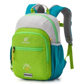 SKYSPER Toddler Backpack for Boys Girls Kids Travel Backpack Preschool Kindergarten Travel Daypack(Green)