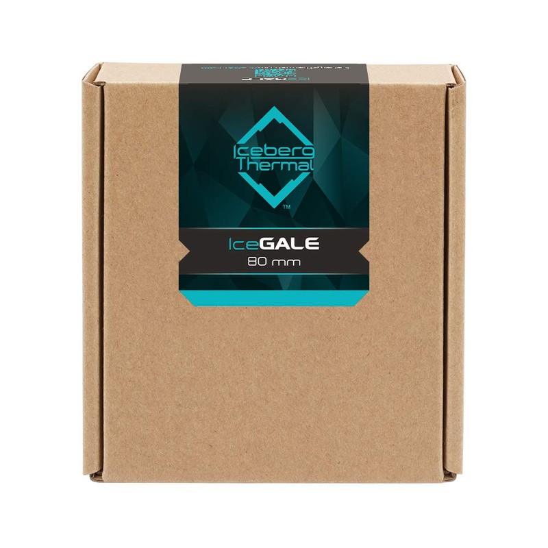 Iceberg Thermal IceGALE 80mm PWM Premium Case Fan (Teal)