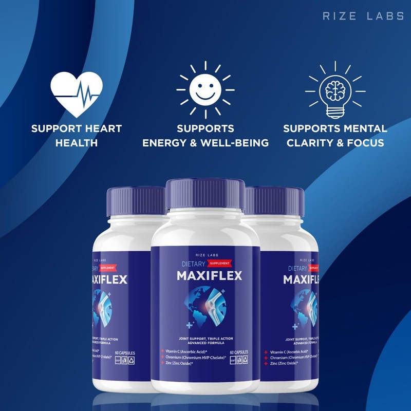 rize labs - Maxi Flex All Natural Suppplement, Capsules for