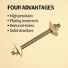 Furniture Fastening Connectors，Countertop Connector,Table Top Fasteners,Furniture Bolts Nuts Joint Miter