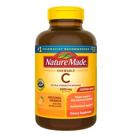 Vitamina Apoyo Inmunologico 120 Masticables Sabor Naranja