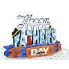 CUTPOPUP Fathers Day Card Pop Up, Father's Day, Thank You,