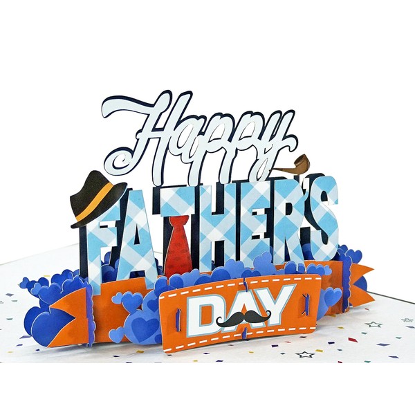 CUTPOPUP Fathers Day Card Pop Up, Father's Day, Thank You,