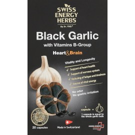 Swiss Energy Black Garlic x 20 Capsules