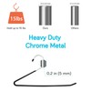 IPOW 24 Pack Heavy Duty Metal Pants Hangers, Jean Hangers