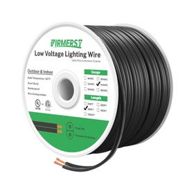 FIRMERST 14/2 Low Voltage Landscape Wire Outdoor Lighting Cable 260 Feet