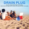 Cooler Drain Plugs Replacement Compatible with Most Rotomolded Coolers,Small Drain
