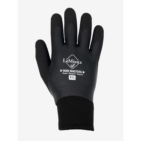 LeMieux Unisex Thermal Work Gloves in Black with Soft Warm